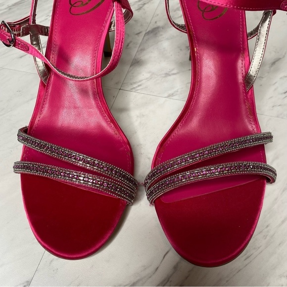 Sam Edelman Daisie Fuchsia Stiletto Heeled Sandal Pump 9 1/2 - Picture 8 of 15